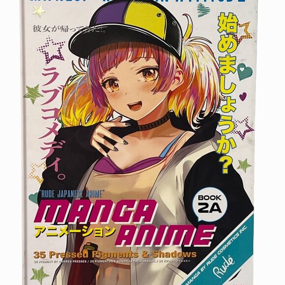 Rude Cosmetics - Japanese Manga Anime 35 Pressed Pigment Eyeshadow Palette - Picture 7 of 14